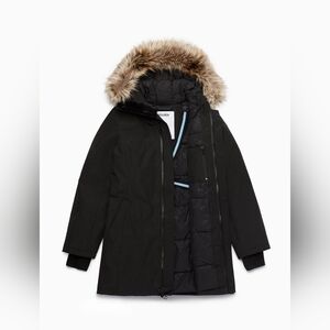Aritzia TNA Haven Parka- Black, XXS